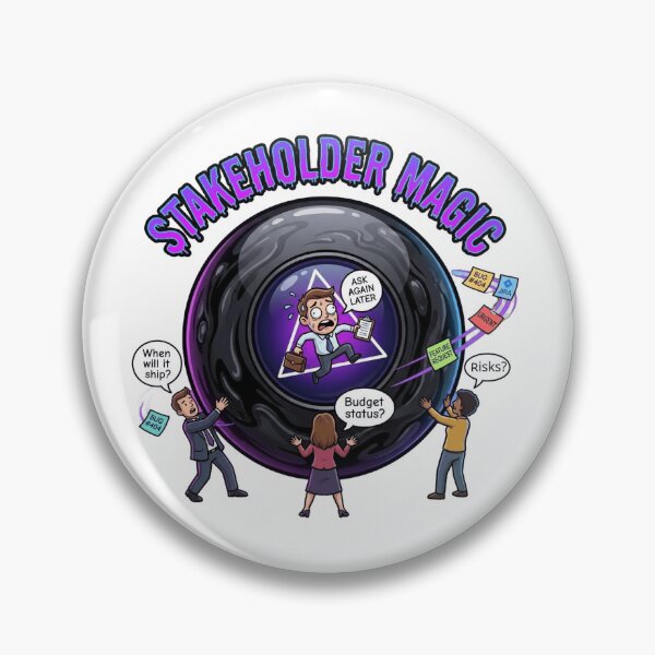Item preview, Project Management Crystal Ball designed and sold by SoftwareStickers.