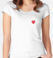COMME DES GARCONS - PLAY Women's Fitted Scoop T-Shirt