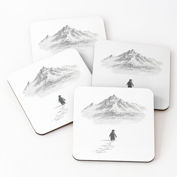 Item preview, But Why? – Nihilistic Penguin Meme | Existential Minimalist Art Print designed and sold by BrainBubbleArt.