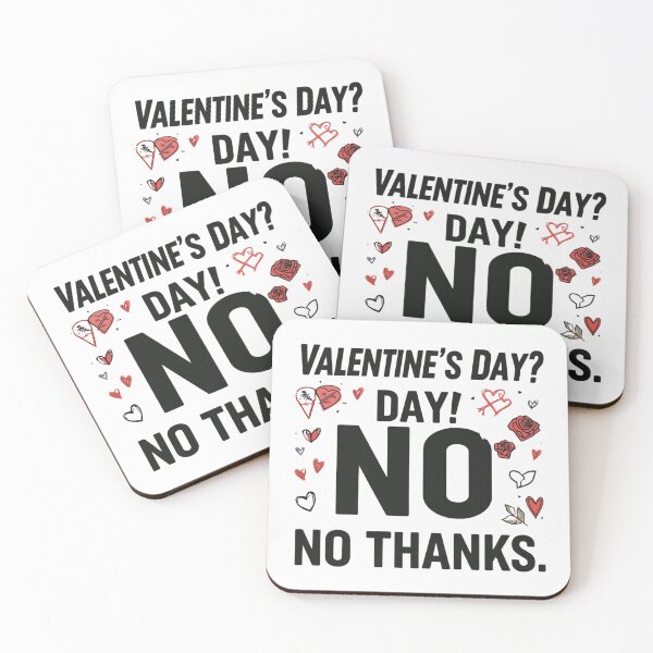 Item preview, Valentine's Day? No Thanks – Single Life Aesthetic designed and sold by GOTCHO1.