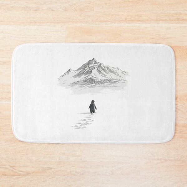Item preview, But Why? – Nihilistic Penguin Meme | Existential Minimalist Art Print designed and sold by BrainBubbleArt.