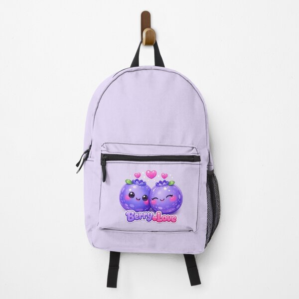 Item preview, Berry In Love - Cute Blueberry Couple | Kawaii Valentine's Day Art designed and sold by Moons Studio.