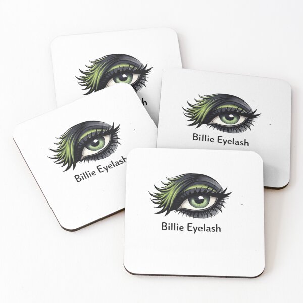 Item preview, Billie Eyelash | Funny Eye Pun Illustration designed and sold by SONandMOONcreationsAU.