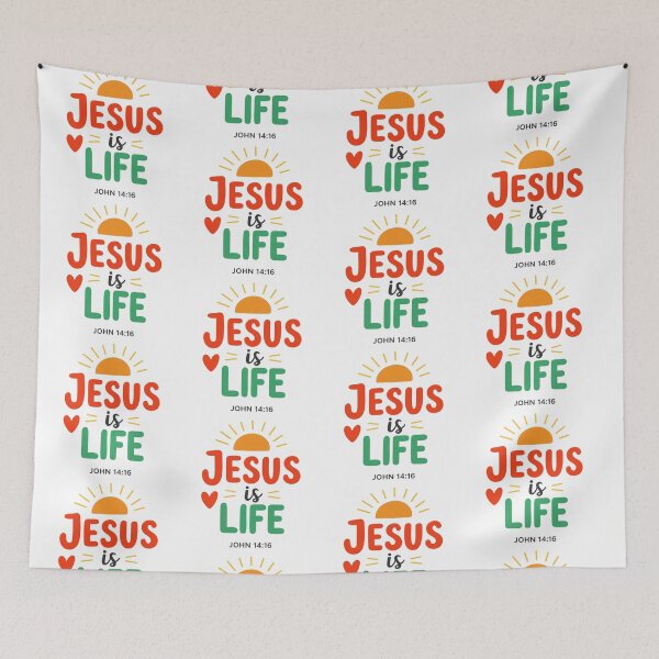 Item preview, Jesus is Life designed and sold by ArtistsLabs.