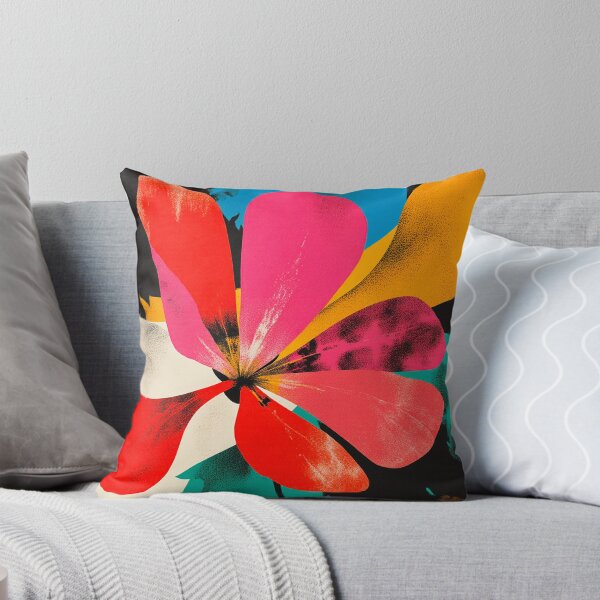 Item preview, Color Explosion Floral Art designed and sold by joycrysstudio.
