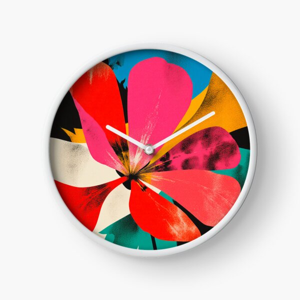 Item preview, Color Explosion Floral Art designed and sold by joycrysstudio.