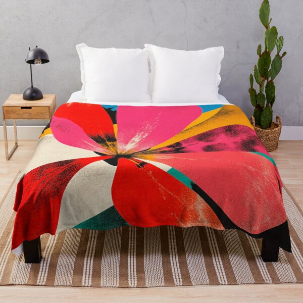 Item preview, Color Explosion Floral Art designed and sold by joycrysstudio.