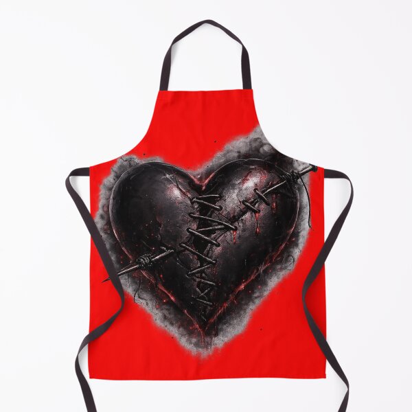 Item preview, Stitched Dark Heart – Gothic Broken Love Art designed and sold by Vivalore.