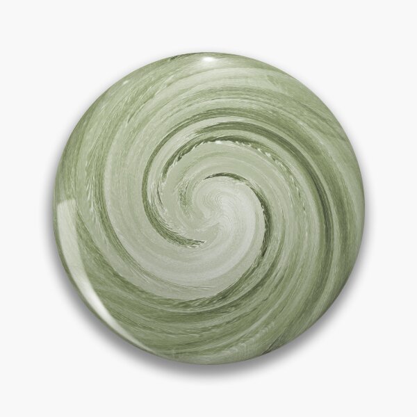 Item preview, Retro Spiral Swirl Pattern in Green designed and sold by Artistestella.