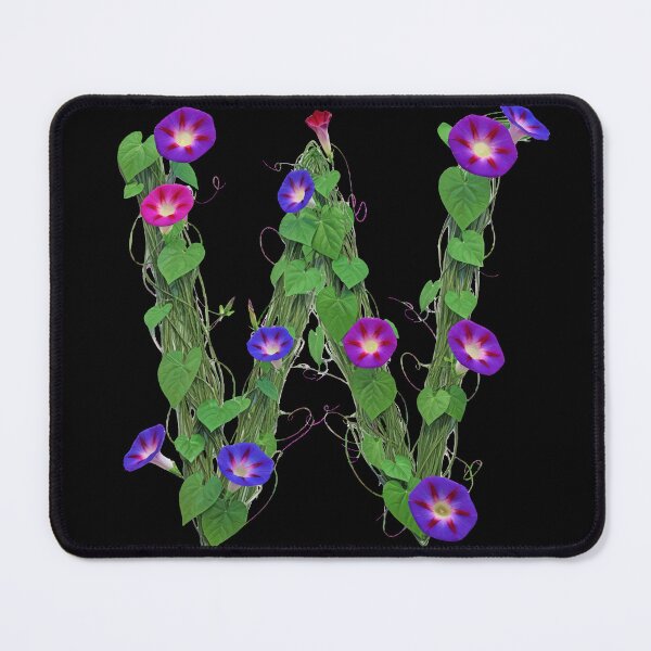 Item preview, MORNING GLORY LETTER W designed and sold by ART-TYPE.