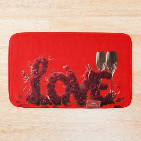 Item preview, Valentine's Day Floral LOVE - Red Roses and Carnations designed and sold by Pixel Palette12.