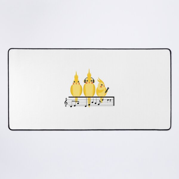 Item preview, Musical Cockatiels Singing Squad designed and sold by ahmedbenamar101.
