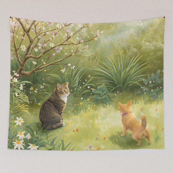Item preview, Valentine’s Early Spring • Waiting at the Corner designed and sold by WildlifeWhimsy.