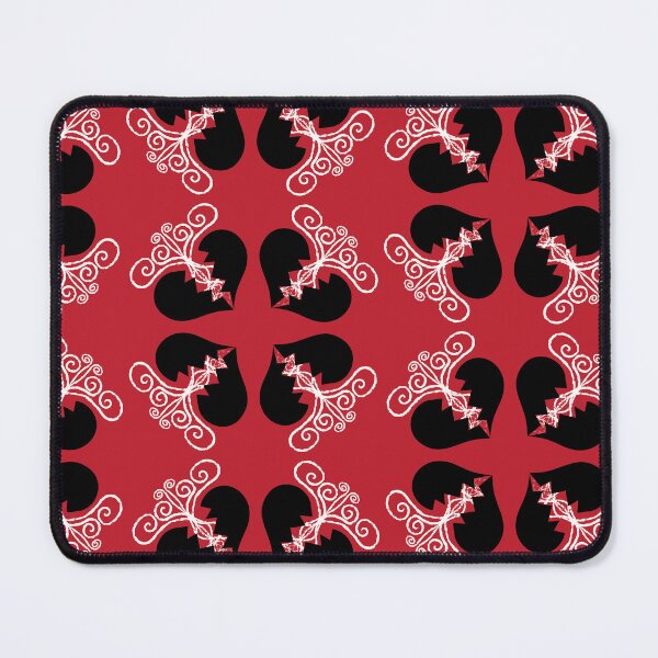 Item preview, Black & White Broken Hearts on Red designed and sold by Digitalmyth's Designs.