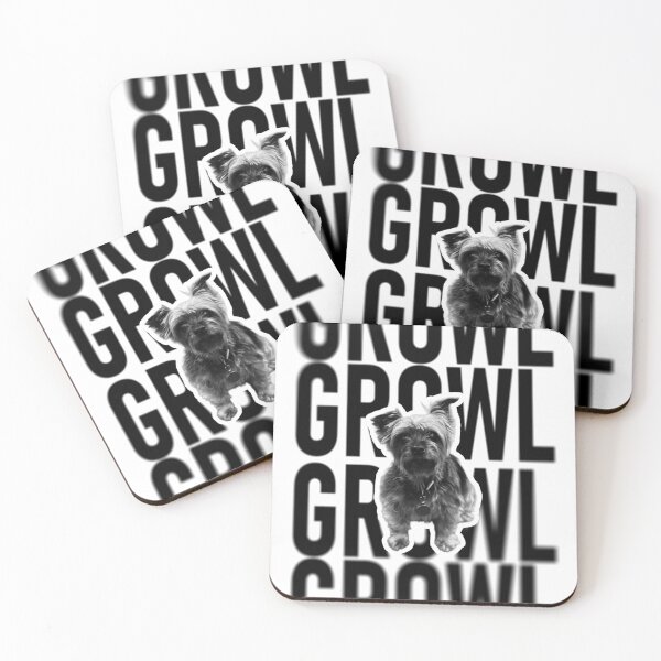 Item preview, WE DONT SQUEAK WE GROWL designed and sold by Okopskyj Design.