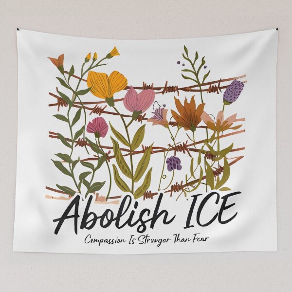 Item preview, Abolish ICE Compassion Is Stronger Than Fear designed and sold by Uglyandcute.