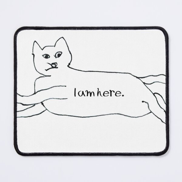 Item preview, Cat/I am here. designed and sold by YA sisters.