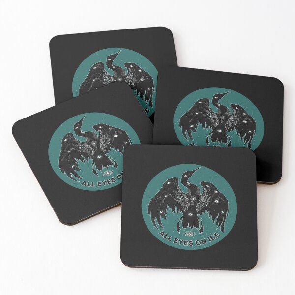 Item preview, Mystical Arctic Guardian: All Eyes on Ice Celestial Graphic designed and sold by Evaevonechi.