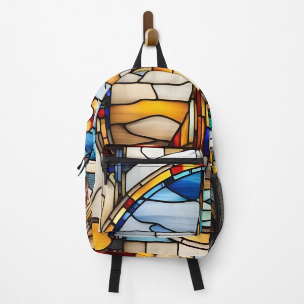 Item preview, Oceanic Spire - Stained Glass Water Mosaic designed and sold by Spectrum Art Gallery.