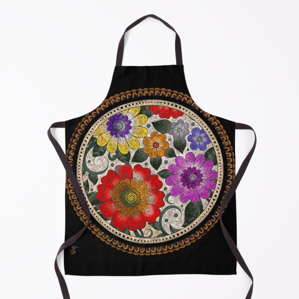 Aperçu de l'œuvre Mandala florale colorée créée et vendue par Anas Arts.