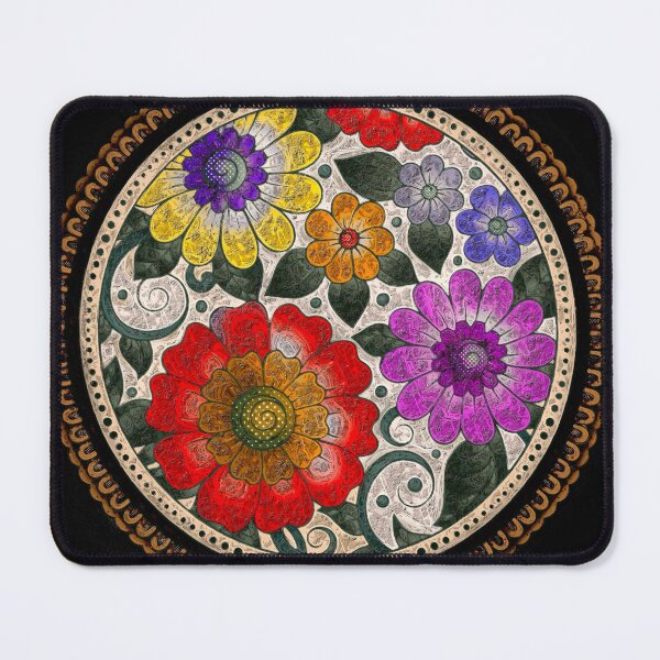Item preview, Colorful Floral Mandala designed and sold by Anas Arts.