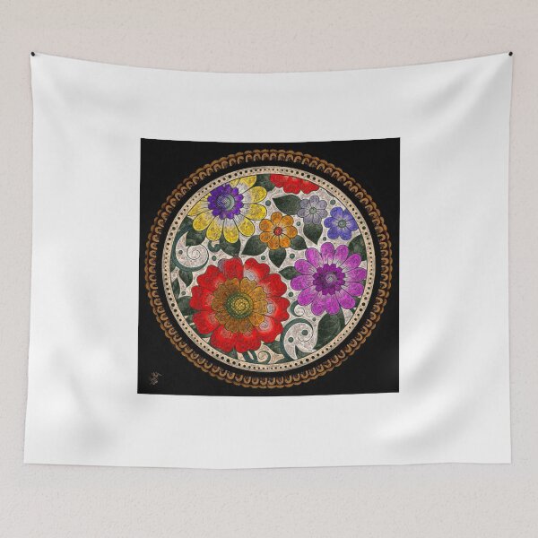 Item preview, Colorful Floral Mandala designed and sold by Anas Arts.