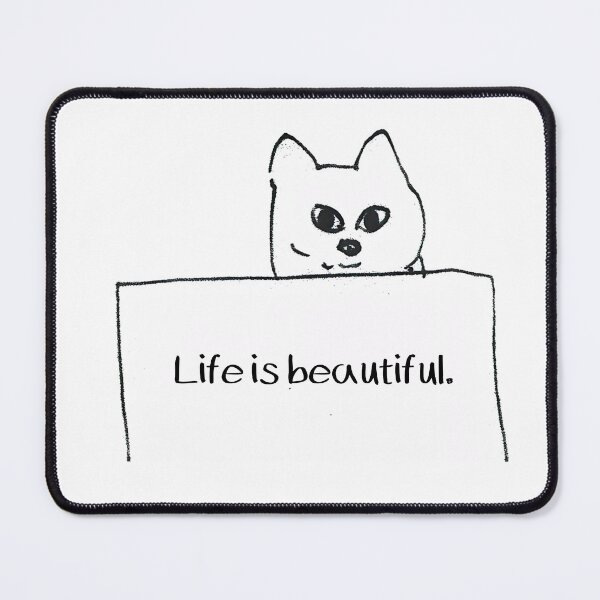 Item preview, Cat/Life is beautiful. designed and sold by YA sisters.