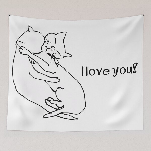 Item preview, Cat/I love you! designed and sold by YA sisters.