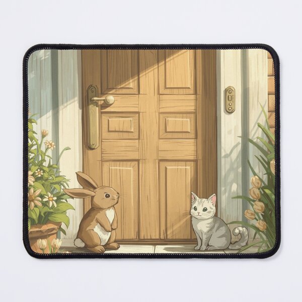 Item preview, Valentine’s Early Spring • Waiting at the Door designed and sold by WildlifeWhimsy.