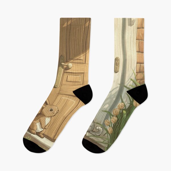 Item preview, Valentine’s Early Spring • Waiting at the Door designed and sold by WildlifeWhimsy.
