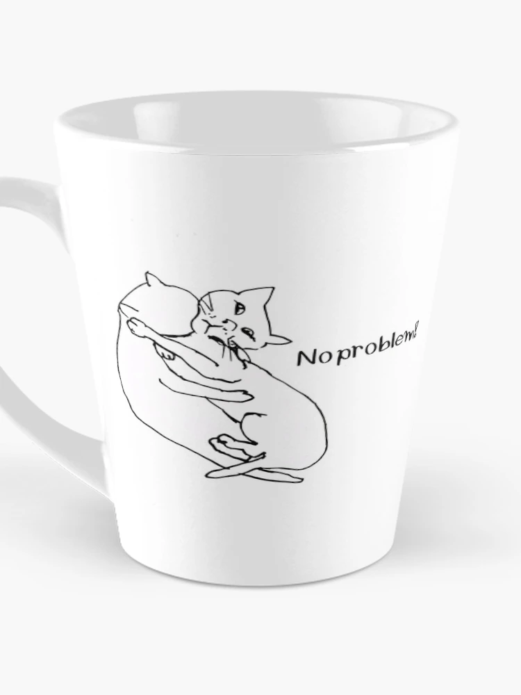 Thumbnail 3 of 4, Coffee Mug, Cat/no problem! designed and sold by YA sisters.