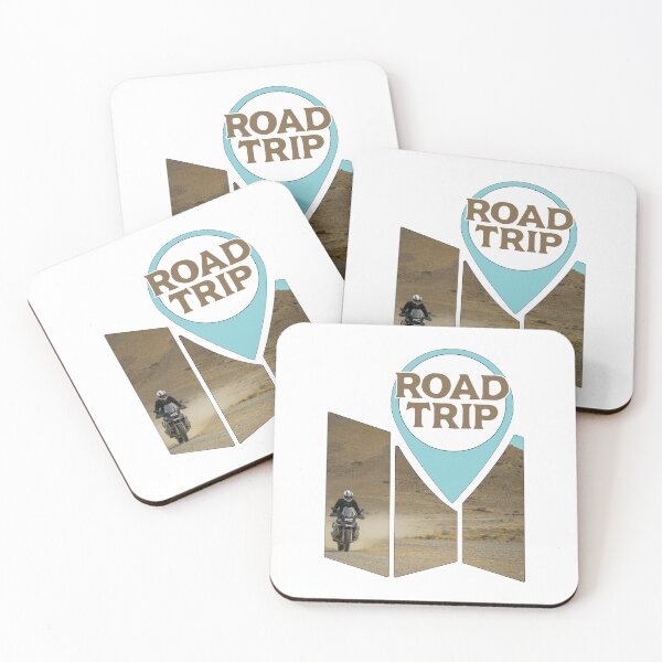 Item preview, Location Pin...Road Trip...motorcyclist on dry terrain designed and sold by CHASAcreative.