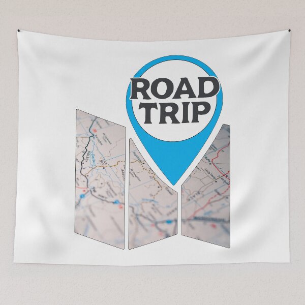 Item preview, Location Pin....Road Trip... paper map designed and sold by CHASAcreative.