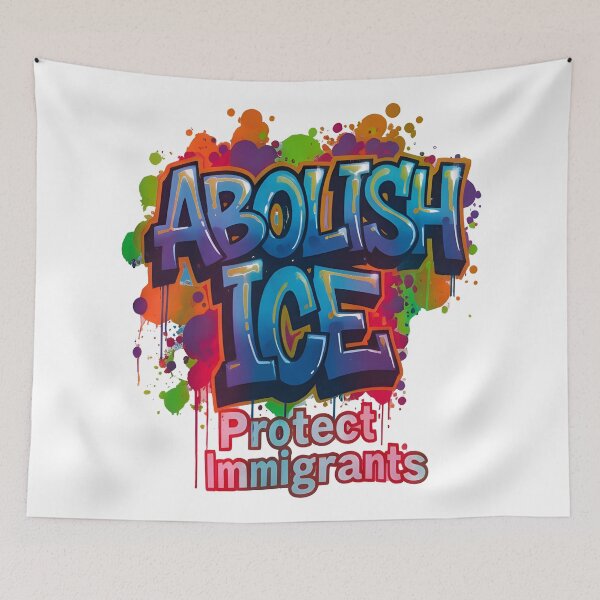 Item preview, Abolish ICE Protect Immigrants designed and sold by Uglyandcute.