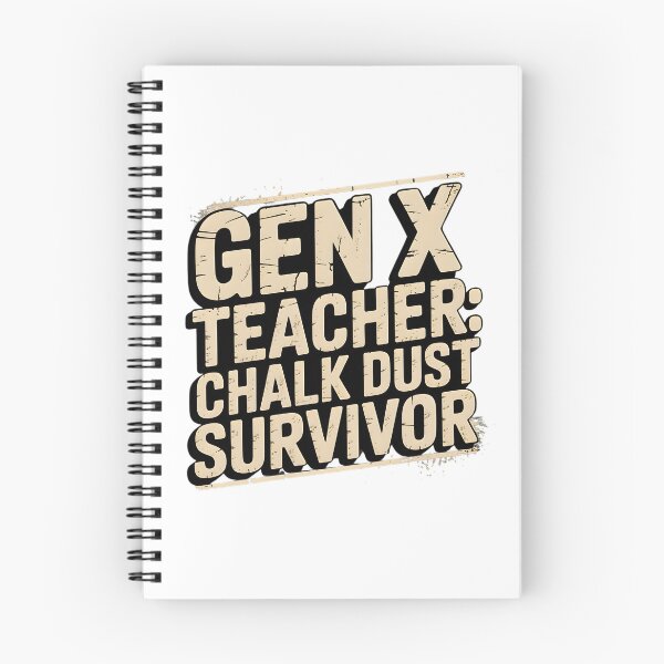 Item preview, Gen X Teacher Chalk Dust Survivor Vintage Design designed and sold by VibranPalette.