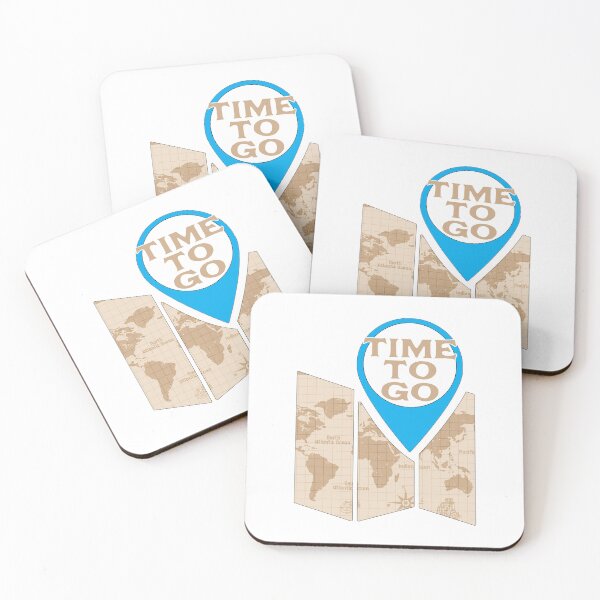 Item preview, Location Pin...Time to go...world map designed and sold by CHASAcreative.