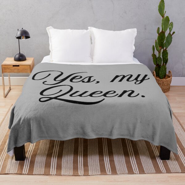 Item preview, Yes, my Queen - Black Script designed and sold by Laymela Underground.
