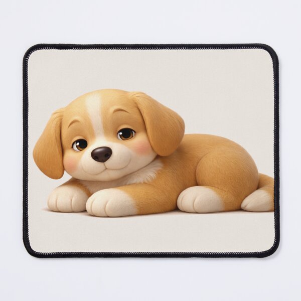 Item preview, You’re Not Alone – Gentle Companion Puppy 3D Art designed and sold by dogmomtees.