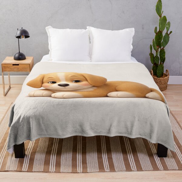 Item preview, You’re Not Alone – Gentle Companion Puppy 3D Art designed and sold by dogmomtees.