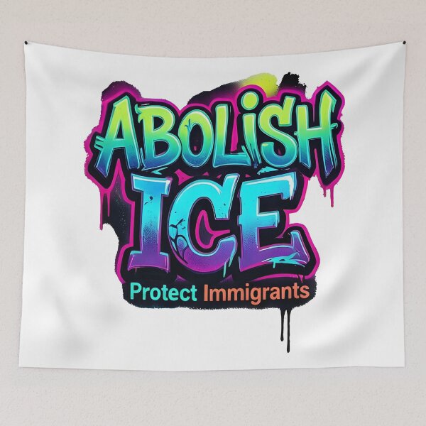 Item preview, Abolish ICE Protect Immigrants designed and sold by Uglyandcute.