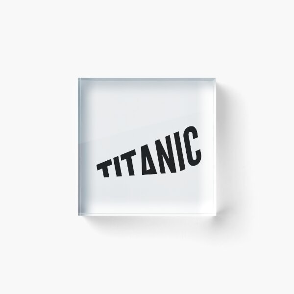 Item preview, Titanic Bold Typography – Iconic Maritime Disaster Design designed and sold by Psycho-Crazy.