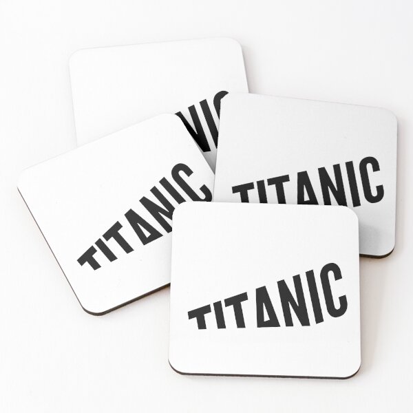 Item preview, Titanic Bold Typography – Iconic Maritime Disaster Design designed and sold by Psycho-Crazy.