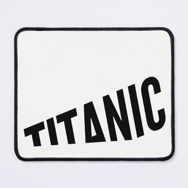 Item preview, Titanic Bold Typography – Iconic Maritime Disaster Design designed and sold by Psycho-Crazy.