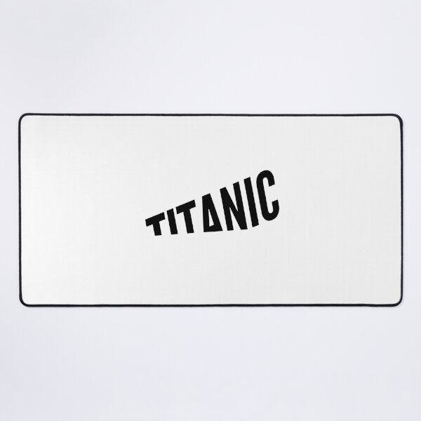Item preview, Titanic Bold Typography – Iconic Maritime Disaster Design designed and sold by Psycho-Crazy.