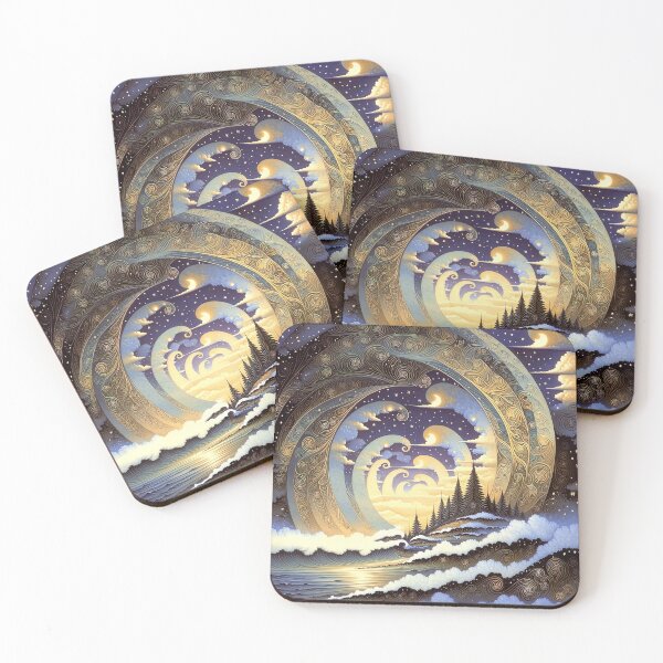 Item preview, Vortex of the Lunar Tide designed and sold by bloorose.