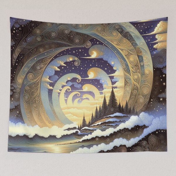 Item preview, Vortex of the Lunar Tide designed and sold by bloorose.