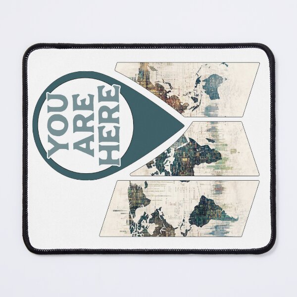 Item preview, Location Pin...You are here...world map designed and sold by CHASAcreative.