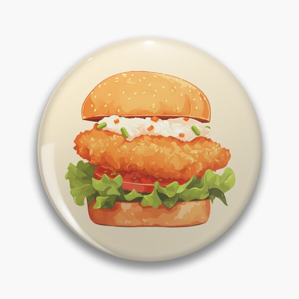 Item preview, Fish Fillet Burger designed and sold by sakurashorty.