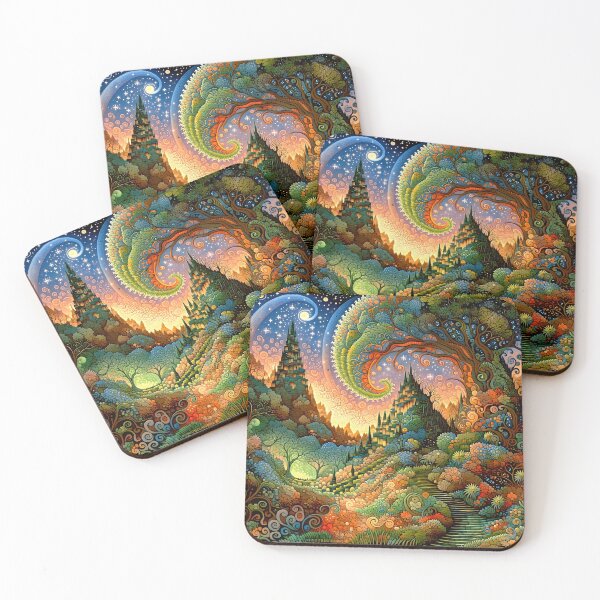 Item preview, Stairway to the Amber Nebula designed and sold by bloorose.