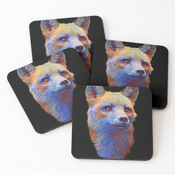 Item preview, Fox Portrait – Expressive Color Study designed and sold by Massimo Righi.